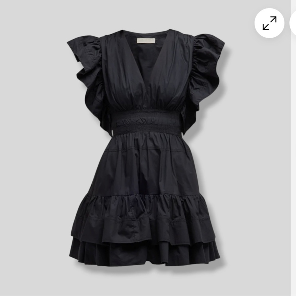 Ulla Johnson Kiri ruffle trimmed poplin mini dress